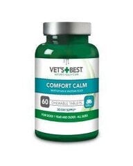 Vet‘s Best comfort calm, n60 papildai mažinantys nervingumą ir stresą,N60 kaina ir informacija | Vitaminai, papildai, antiparazitinės priemonės šunims | pigu.lt