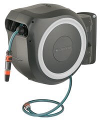 Настенная автоматическая катушка для шланга Gardena RollUp L цена и информация | Оборудование для полива | pigu.lt