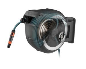 Настенная автоматическая катушка для шланга Gardena RollUp M/L цена и информация | Оборудование для полива | pigu.lt