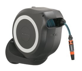 Настенная автоматическая катушка для шланга Gardena RollUp M цена и информация | Оборудование для полива | pigu.lt