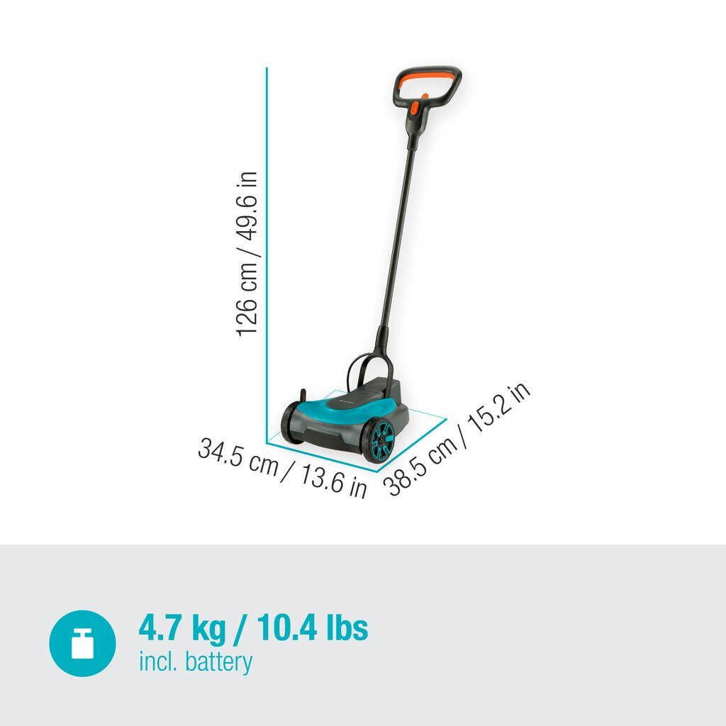 Akumuliatorinė vejapjovė Gardena HandyMower 22/18V P4A 14620-20 kaina ir informacija | Vejapjovės, žoliapjovės | pigu.lt