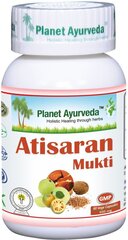 Maisto papildas Planet Ayurveda Atisaran Mukti, 60 kapsulių kaina ir informacija | Vitaminai, maisto papildai, preparatai gerai savijautai | pigu.lt