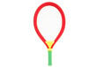 Rakečių rinkinys Atom Sports Giant, 2 vnt, raudonas/mėlynas kaina ir informacija | Badmintonas | pigu.lt
