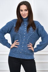 Maglia женский свитер 822354 02, синий 822354*02-XL цена и информация | Женские кофты | pigu.lt