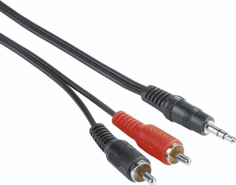 Hama kabelis jack 3,5mm - RCA, 2m цена и информация | Kabeliai ir laidai | pigu.lt