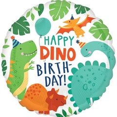 Folinis balionas gimtadieniui Dino, 45cm kaina ir informacija | Balionai | pigu.lt