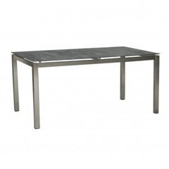 Стол Sydney, 160 x 90 см, серый цена и информация | Садовые столы, столики | pigu.lt