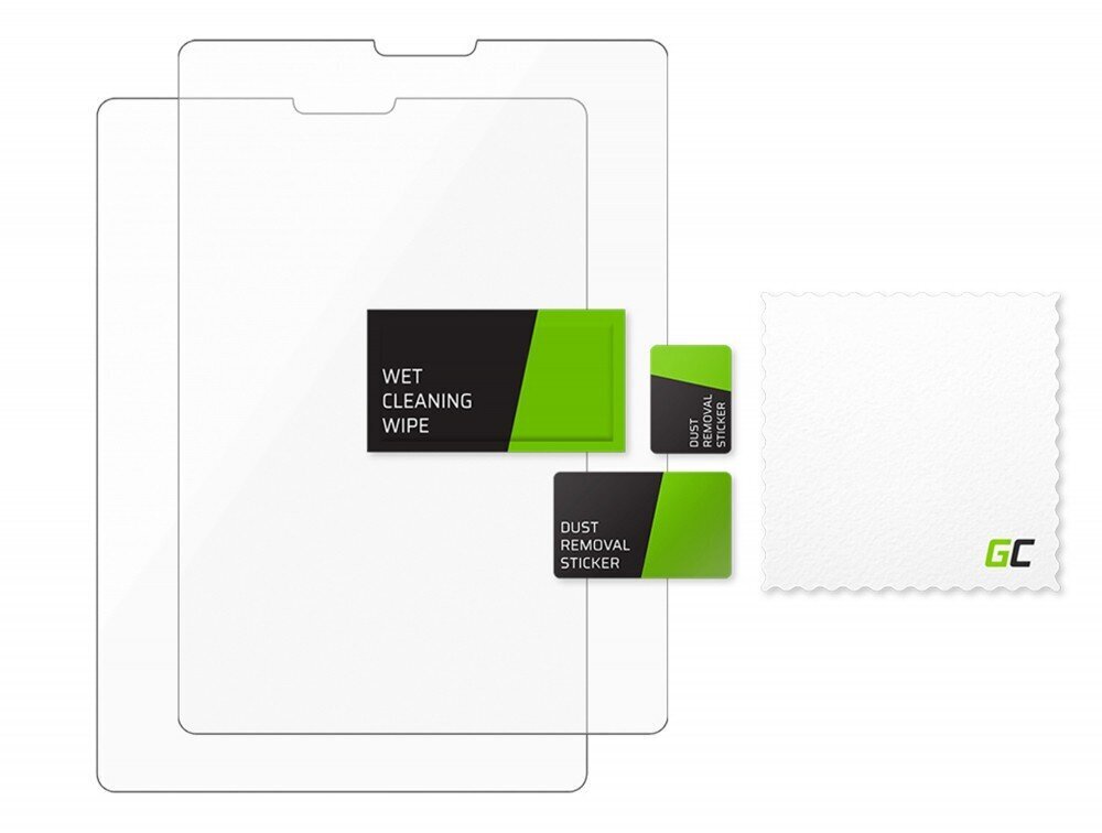 Green Cell 2x GC Clarity Screen Protector for iPad Pro 12,9 kaina ir informacija | Planšečių, el. skaityklių priedai | pigu.lt