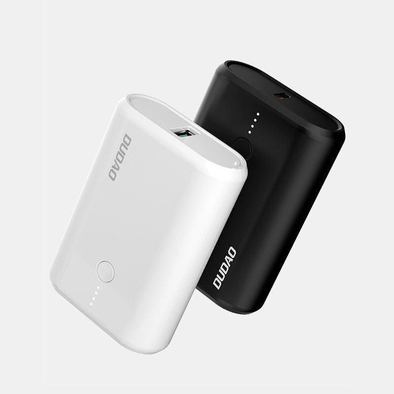 Atsarginis maitinimo šaltinis ("Power Bank") Išorinė baterija Dudao 10000  mAh Quick Charge 3.0 22,5W, juoda (K14_Black) kaina | pigu.lt