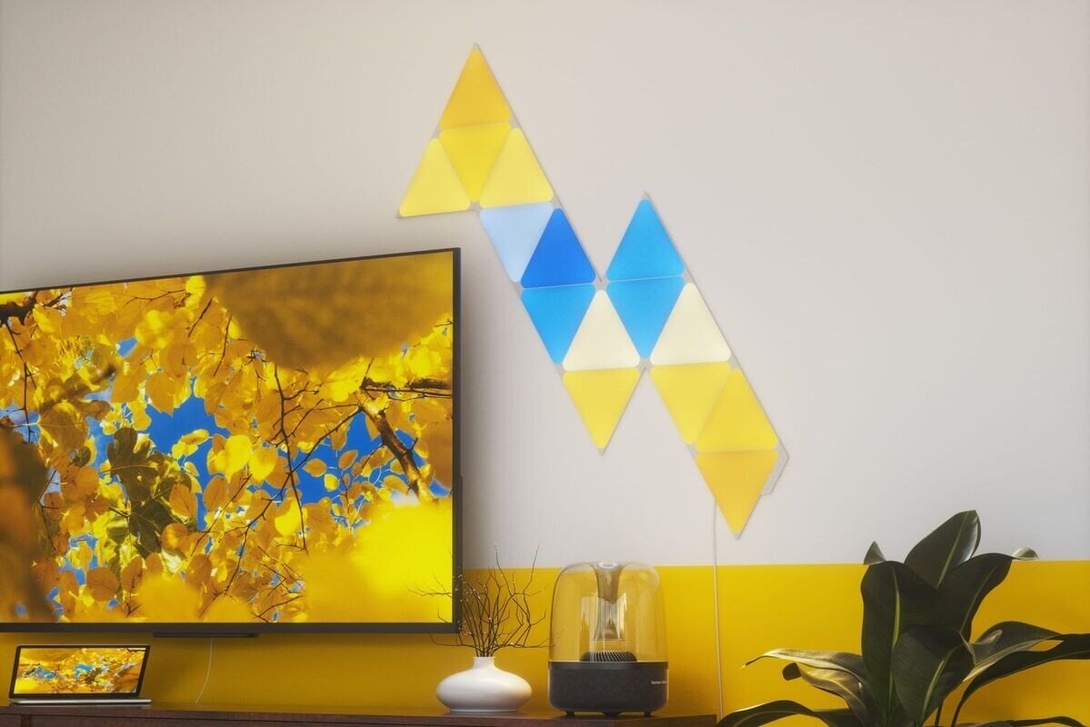 Nanoleaf šviestuvas Shapes Triangles Expansion Pack цена и информация | Sieniniai šviestuvai | pigu.lt