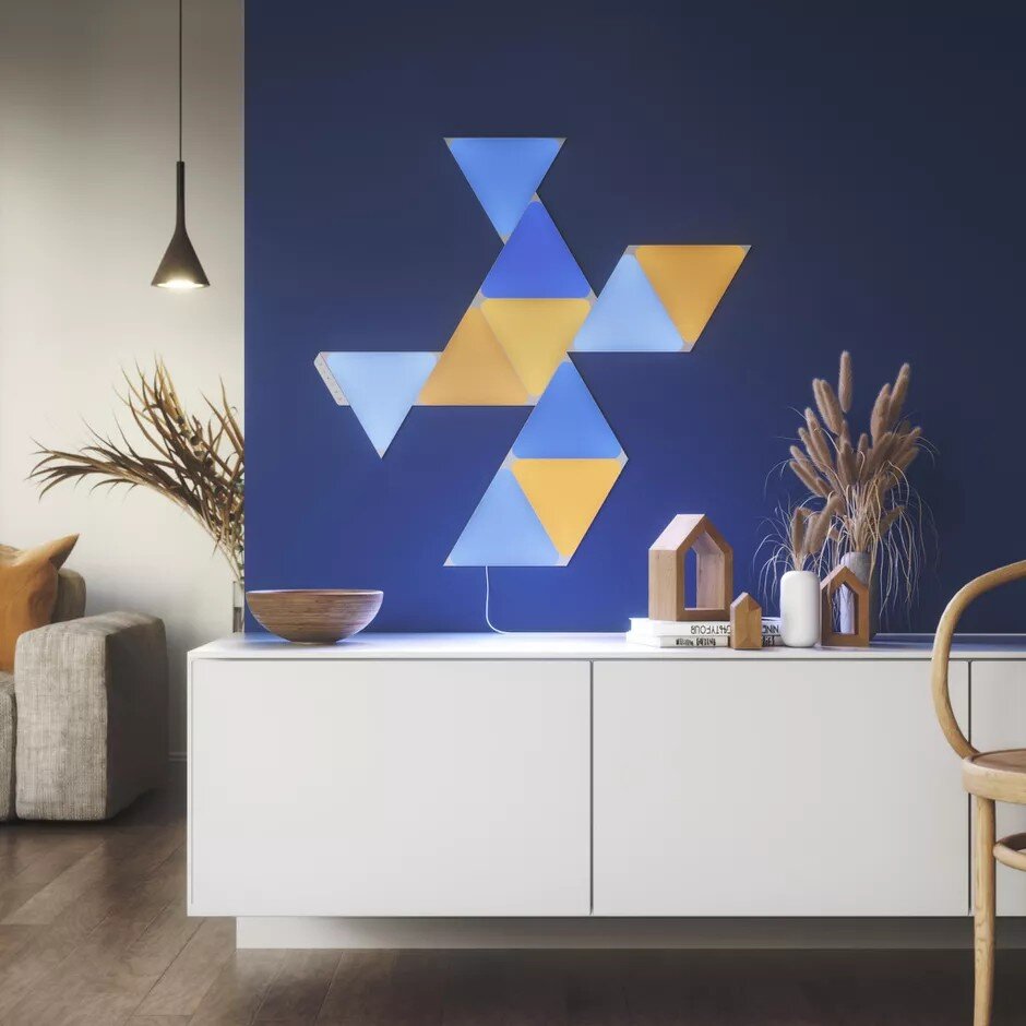 Nanoleaf šviestuvas Shapes Triangles Expansion Pack kaina ir informacija | Sieniniai šviestuvai | pigu.lt