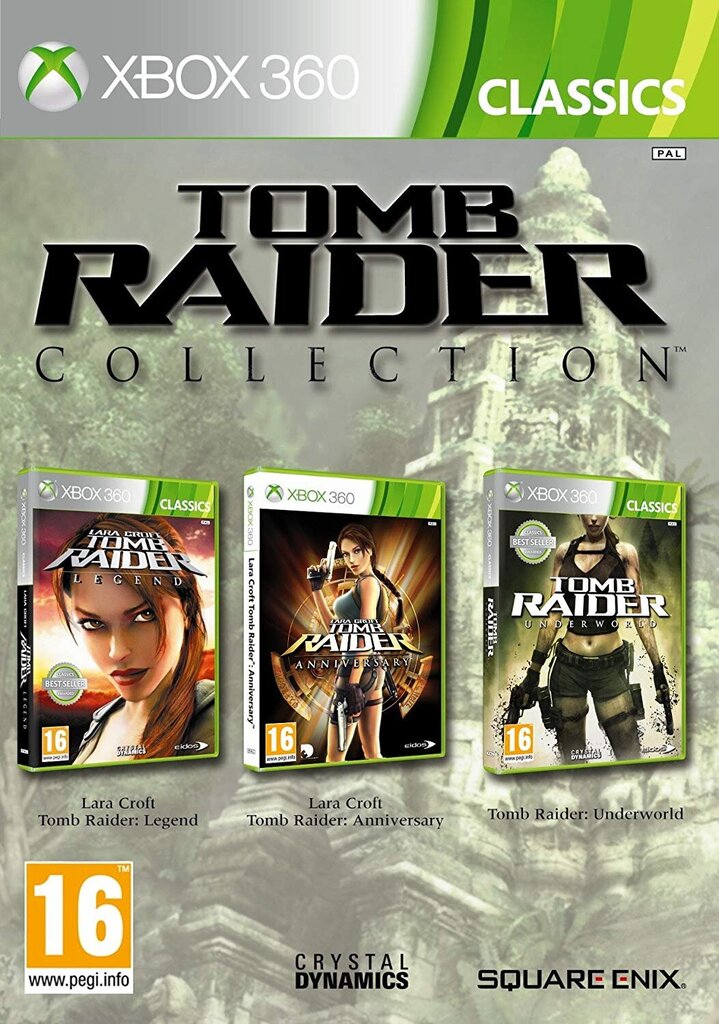 Xbox 360 Tomb Raider Collection: Legend, Anniversary and Underworld - Xbox One Compatible цена и информация | Kompiuteriniai žaidimai | pigu.lt