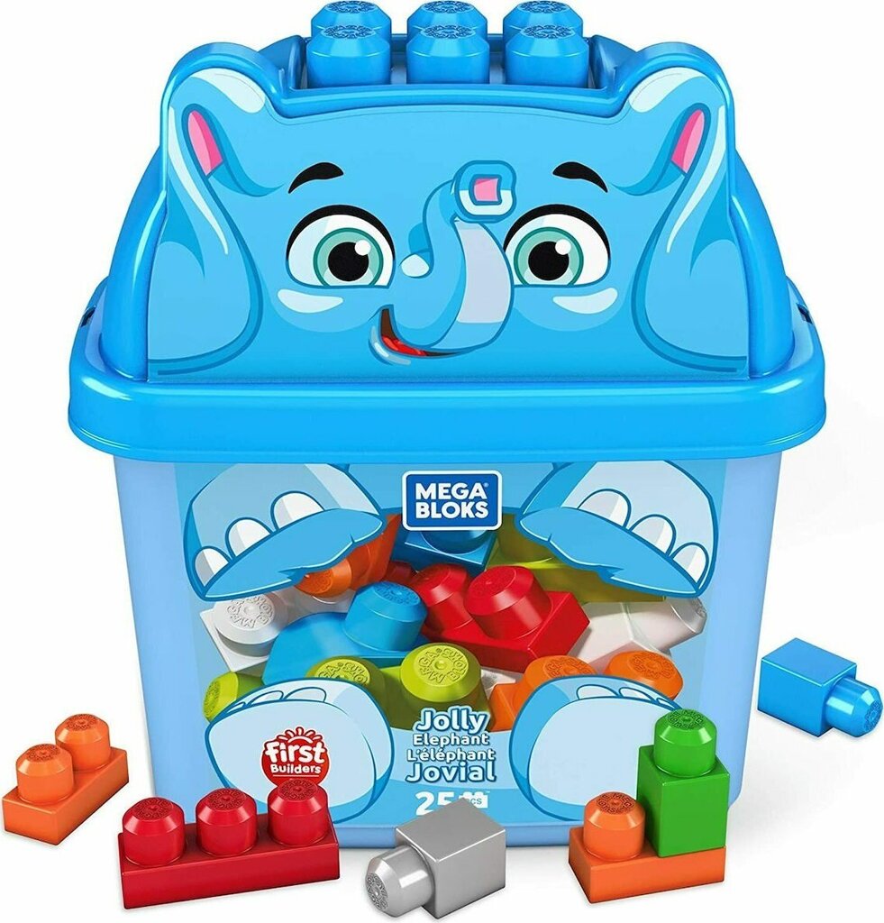 Kaladėlės Mega Bloks, Linksmas dramblys kaina ir informacija | Žaislai kūdikiams | pigu.lt