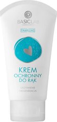 Apsauginis rankų kremas Basiclab Famillias Hand Cream, 75ml kaina ir informacija | Kūno kremai, losjonai | pigu.lt