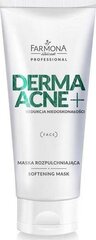 Смягчающая маска для кожи лица перед процедурами чистки лица Farmona Derma Acne, 200 мл цена и информация | Маски для лица, патчи для глаз | pigu.lt