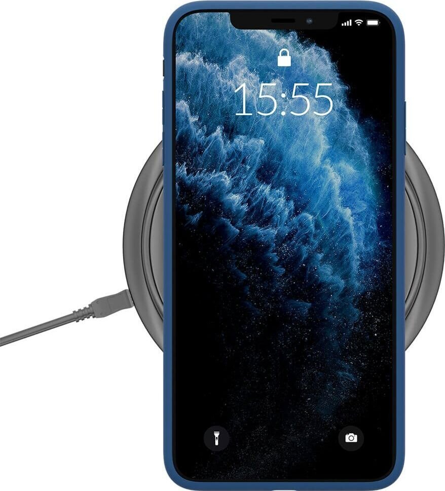 3MK Matt telefono dėklas skirtas iPhone 12/12 Pro, mėlyna цена и информация | Telefono dėklai | pigu.lt