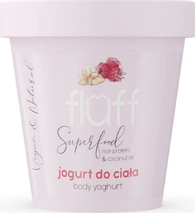 Kūno losjonas Fluff Raspberry Yoghurt with Almonds, 180 ml цена и информация | Kūno kremai, losjonai | pigu.lt