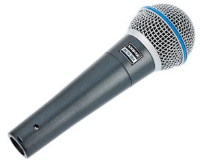 SHURE BETA58A динамический суперкардиоидный вокальный микрофон цена и информация | Микрофоны | pigu.lt