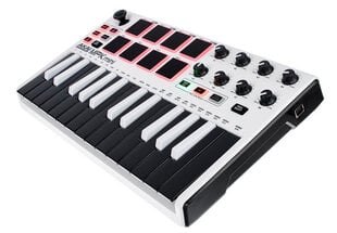 AKAI MPK MINI MK3 MIDI-контроллер (белый) цена и информация | Клавишные музыкальные инструменты | pigu.lt