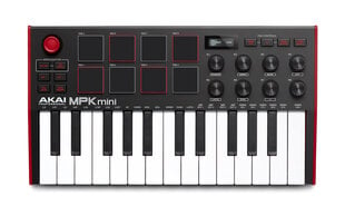AKAI MPK MINI MK3 MIDI-контроллер цена и информация | Клавишные музыкальные инструменты | pigu.lt