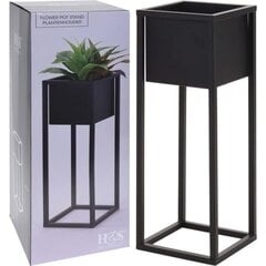 Home&Styling metalinis gėlių vazonas su stovu, 50 cm kaina ir informacija | Vazonai | pigu.lt