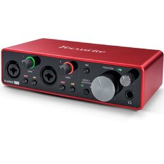 Focusrite Scarlett 2i2 USB Двухканальный аудиоинтерфейс цена и информация | Принадлежности для музыкальных инструментов | pigu.lt