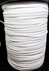 Эластичная лента-резинка 4 мм, 100 м цена и информация | Принадлежности для изготовления украшений, бисероплетения | pigu.lt