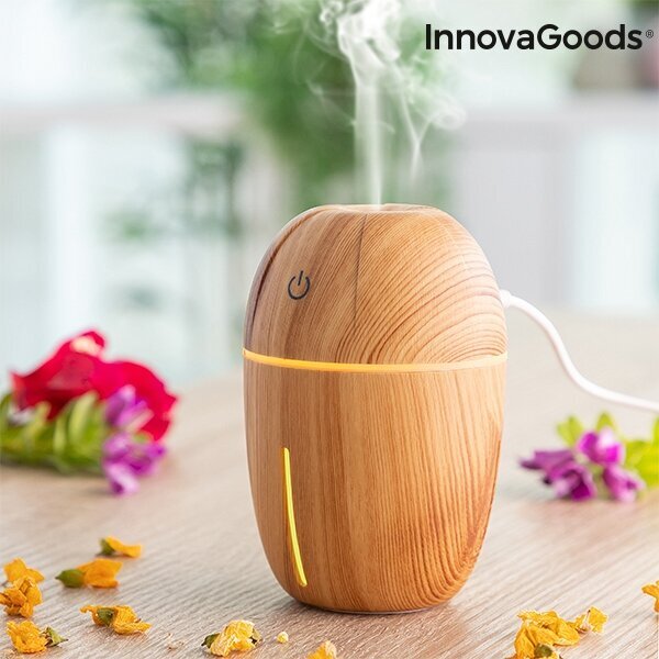 Mažas drėkintuvas ir kvapų purkštuvas Honey pine InnovaGoods kaina ir informacija | Oro drėkintuvai | pigu.lt