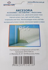 Aksesuarai vonios krašto užbaigimui (2 vidiniai kampai + užbaigimai) kaina ir informacija | Vonios kambario aksesuarai | pigu.lt