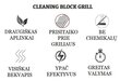 Valymo blokelis degėsiams Cleaning Block Grill vnt. цена и информация | Valymo reikmenys ir priedai | pigu.lt