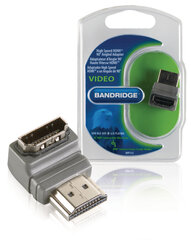 Насадка Bandridge BVP133 HDMI - разъем HDMI, угол 90 градусов цена и информация | Кабели и провода | pigu.lt
