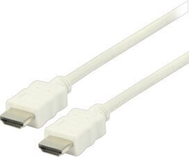 HDMI 1.4 A насадка белая насадка 1.00 м. цена и информация | Кабели и провода | pigu.lt