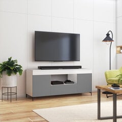 ТВ столик Selsey Gusto, серый/белый цена и информация | Тумбы под телевизор | pigu.lt