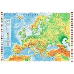 Dėlionė Trefl Europos žemėlapis, 1000 d. kaina ir informacija | Dėlionės (puzzle) | pigu.lt