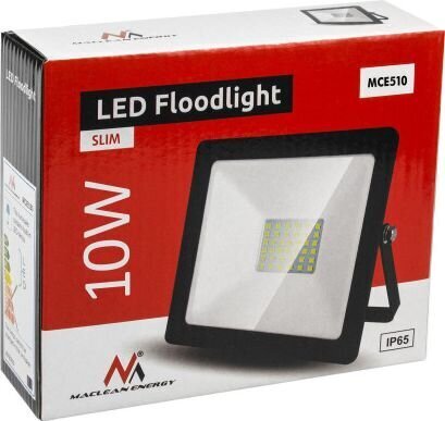Maclean Prožektorius LED slim 10W, 800lm Warm White (3000K) MCE510 WW, IP65, PREMIUM цена и информация | Žibintuvėliai, prožektoriai | pigu.lt