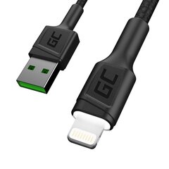 Green Cell KABGCSET04, USB/Lightning, 2 м цена и информация | Кабели и провода | pigu.lt