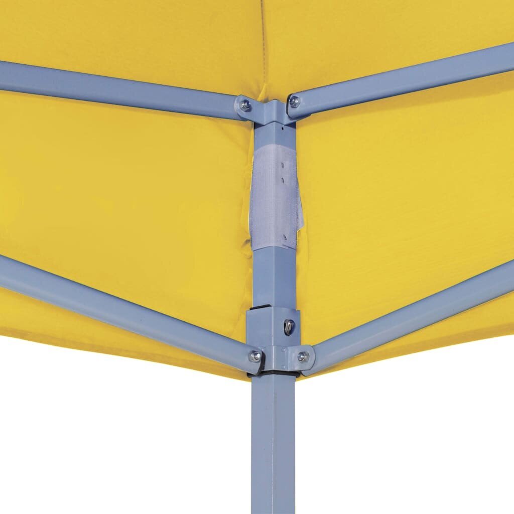 Proginės palapinės stogas, geltonos spalvos, 2x2m, 270 g/m² цена и информация | Pavėsinės | pigu.lt