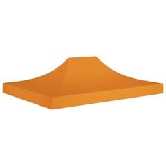 Proginės palapinės stogas, oranžinės spalvos, 4x3m, 270 g/m² цена и информация | Беседки, навесы, тенты | pigu.lt