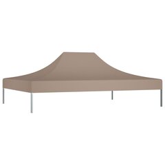 Proginės palapinės stogas, taupe spalvos, 4x3m, 270 g/m² kaina ir informacija | Pavėsinės | pigu.lt