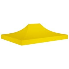 Proginės palapinės stogas, geltonos spalvos, 4x3m, 270 g/m² kaina ir informacija | Pavėsinės | pigu.lt