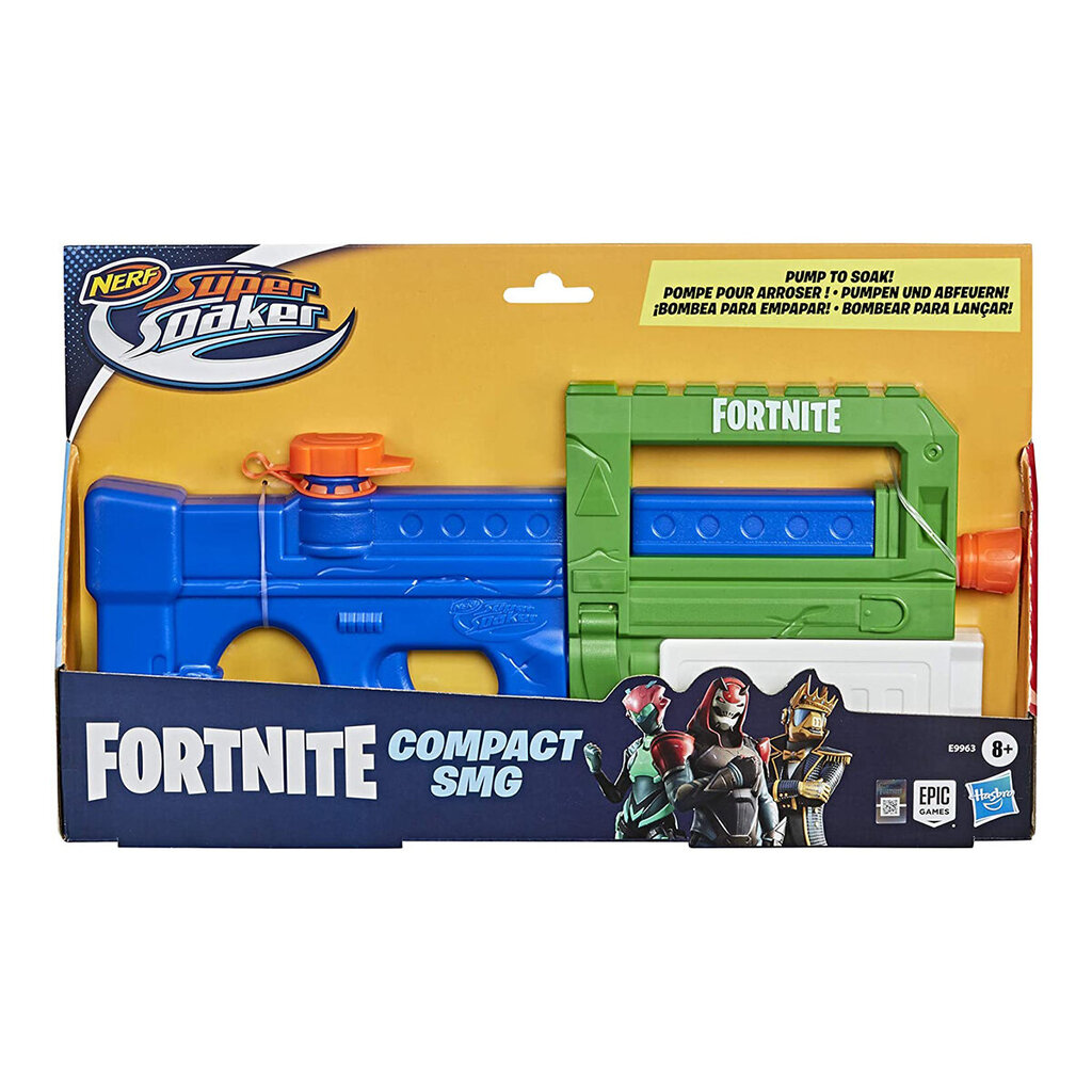 Vandens šautuvas Hasbro Nerf Super Soaker Fortnite Compact SMG kaina ir informacija | Vandens, smėlio ir paplūdimio žaislai | pigu.lt