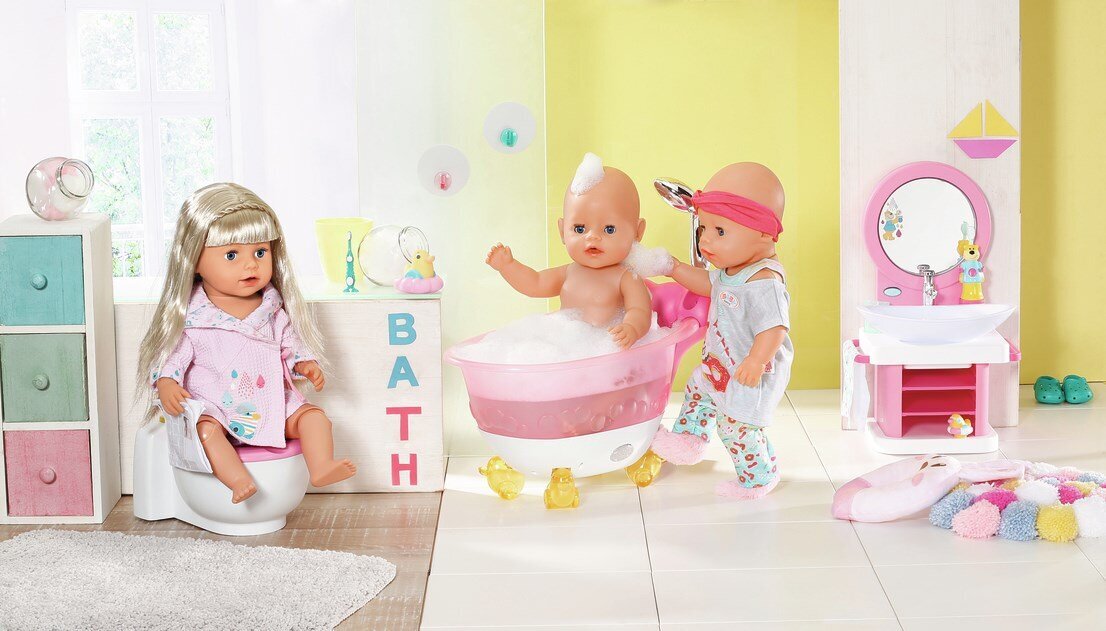 Lėlių tualetas Baby Born kaina ir informacija | Žaislai mergaitėms | pigu.lt
