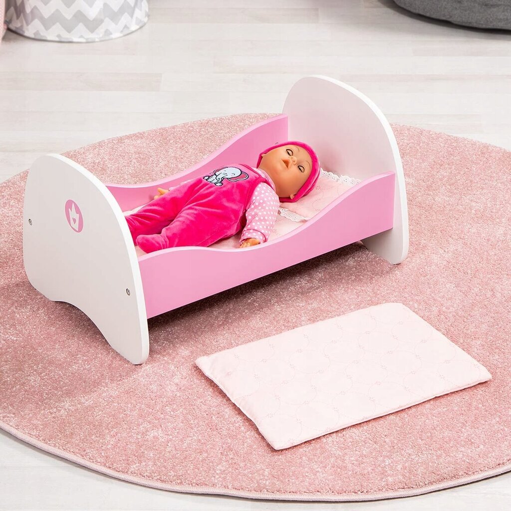 Lėlės lova Bayer Princess World, rožinė kaina ir informacija | Žaislai mergaitėms | pigu.lt