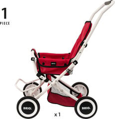 Lėlių vežimėlis Brio, raudonas kaina ir informacija | Brio Vaikams ir kūdikiams | pigu.lt