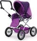 Lėlių vežimėlis Bayer Combi Grande, tamsiai violetinis kaina ir informacija | Žaislai mergaitėms | pigu.lt