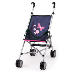 Коляска для куклы Dolls Buggy blue/pink 30113AA/12 цена и информация | Игрушки для девочек | pigu.lt