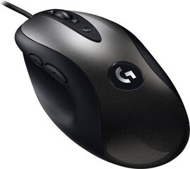 Laidinė pelė Logitech MX518, juoda kaina ir informacija | Pelės | pigu.lt