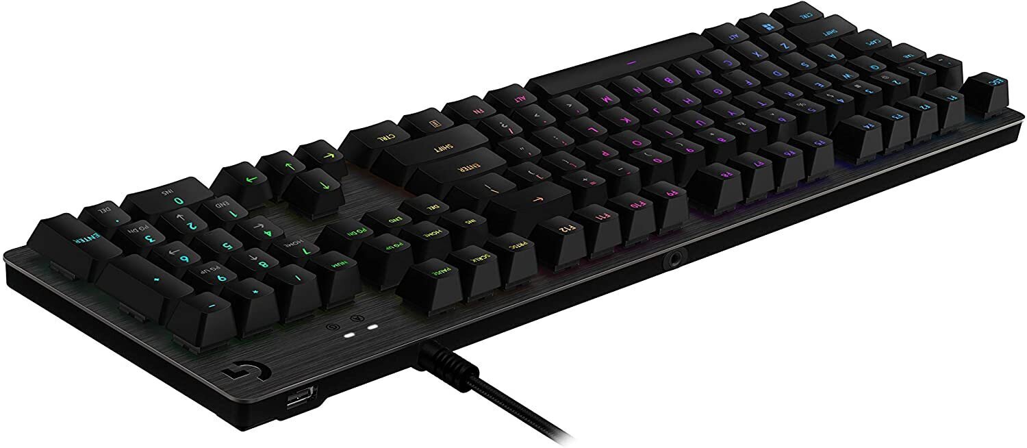 Logitech G513 Carbon Keyboard GX Brown Nordic kaina ir informacija | Klaviatūros | pigu.lt