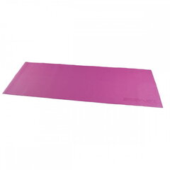 Тонкий нескользкий коврик для тренировок фитнеса и йоги SportVida NBR, 4 мм (173х61х0.4 см), розовый цена и информация | Коврики для йоги, фитнеса | pigu.lt