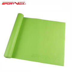 Gimnastikos kilimėlis SportVida 173х61х0.4 cm, žalias kaina ir informacija | Kilimėliai sportui | pigu.lt